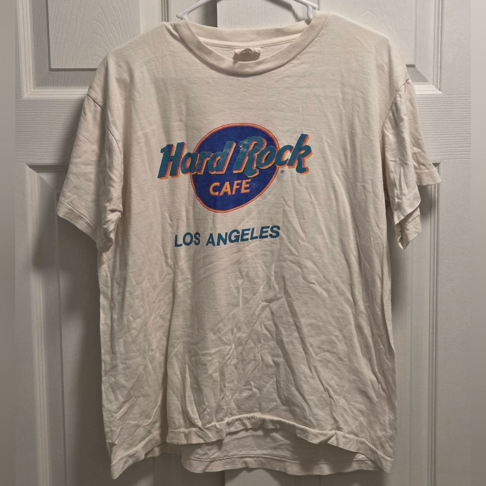 Vintage Hard Rock Cafe Los Angeles California Tee  - 100% Cotton Size XL Unisex